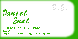 daniel endl business card