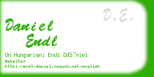 daniel endl business card